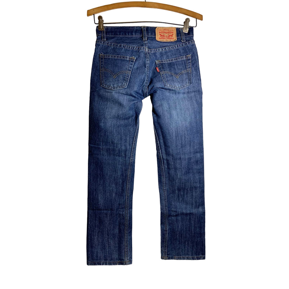 Boys Levis 514 Straight Fit Denim Jeans Blue Size 10 Regular 25X25